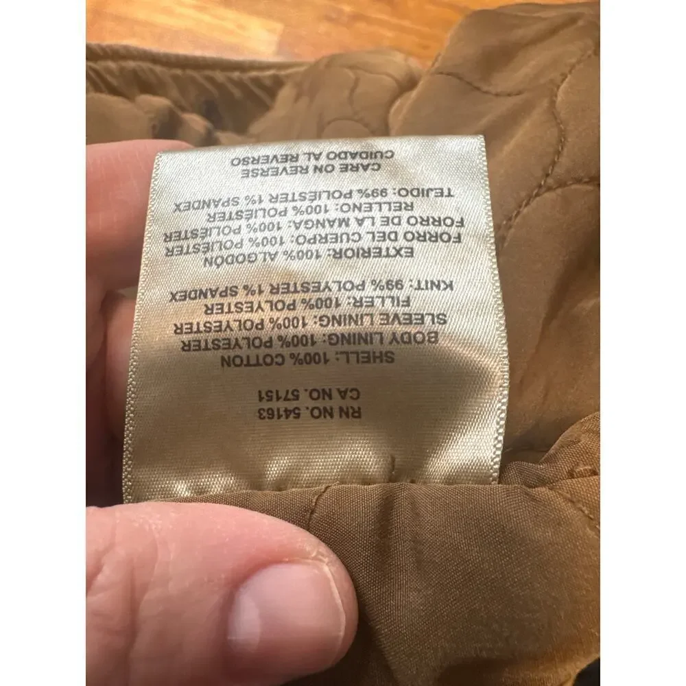 Levi’s Vintage Utility Work Jacket Men’s XL Insulated Canvas Tan Cotton Coat